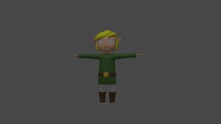 Blender Male Grindset - Toon Link