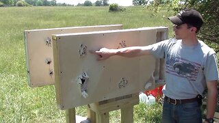 Home Defense: Interior wall penetration test with 12 gauge shotgun