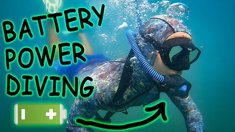 🔋 Diving on Battery Power 😱 testing BLU3 Nemo at Blue Heron Bridge Snorkeling Trail