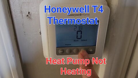 Honeywell T4 thermostat troubleshooting