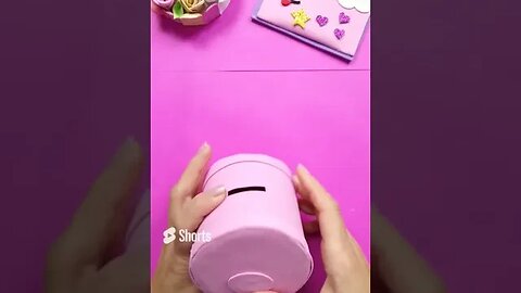 DIY - How to Make a Piggy bank step by step #shorts