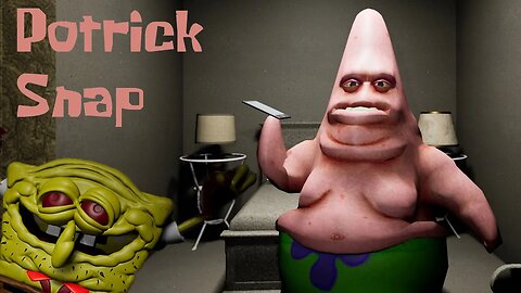 Patrick's Gone Crazy and We Have To End Him - Potrick Snap - Spongebob Horror Game (Full Game)