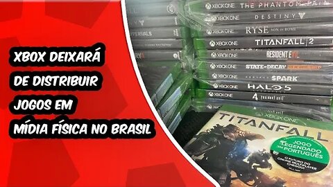 Xbox deixara de distribuir jogos em mídia física no Brasil