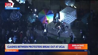 Clashes Between Protestors Break Out At UCLA
