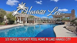 Lake Havasu Pool Home Horse Property 4008 Blue Canyon Rd MLS 1023892