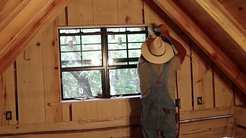 Trimming Out the Inside Gables, with Live Edge Batten Strips, Paradise Point - Ep 22