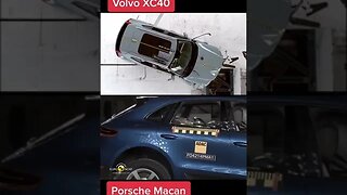 Volvo XC40 Vs Porshe Macan Crast Test