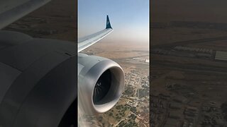 Oman Air - Descent and Landing into DXB