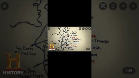 The Curse of Oak Island: Zena's map vs Treasure Map #Shorts