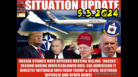 Situation Update 5-3-2Q24 ~ Q Drop + Trump u.s Military - White Hats Intel ~ SG Anon Intel