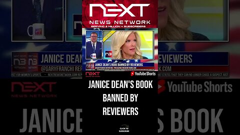 Janice Dean's Book Banned By Reviewers #shorts