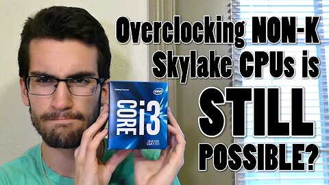 Overclocking an i3 6100 to 4.4GHz (Tutorial)