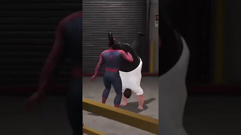 Paul Blart vs Spider-Man #shorts #spiderman # #wwe2k22