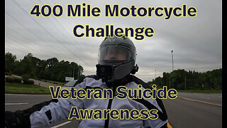 Motorcycle Ride for Veteran Suicide Awareness - Alabama SR 17 400 Mile Motorcycle Challenge Part 1