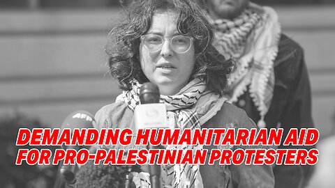 A PHD STUDENT AT COLUMBIA UNIVERSITY RIDICULED FOR DEMANDING "HUMANITARIAN AID" FOR OCCUPIERS
