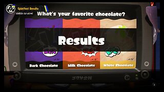 Splatoon 3 - Splatfest #4 (Global): Dark vs. Milk vs. White Chocolate - Final Results