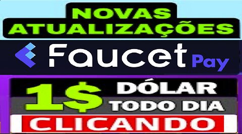 Nova Faucetpay 2023 | Ganhe até $5 dólares diário com o PTC da FaucetPay