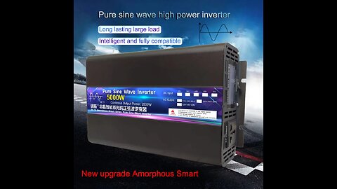 Pure Sine Wave Power Inverter 4000W 5000W DC 12V 24V 48V To AC220V