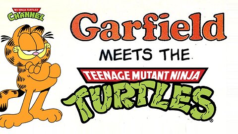 Garfield Meets The TMNT Comic Strip Crossover From 1992 Teenage Mutant Ninja Turtles Magazine
