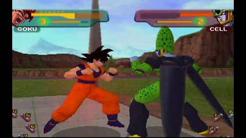 Goku vs Cell | Dragon Ball Z Budokai 1 Gameplay