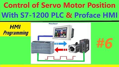 S0006 - Control of servo motor position with s7-1200 plc and proface hmi p6