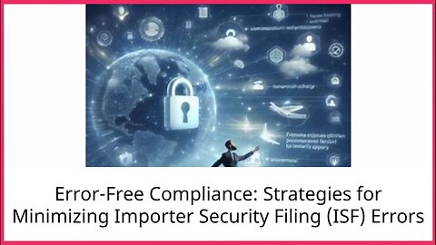 Smooth Sailing: Tips for Preventing Errors in Importer Security Filing (ISF)