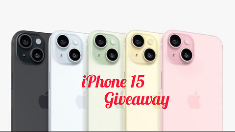 Apple iphone - Apple iPhone 15 giveaway