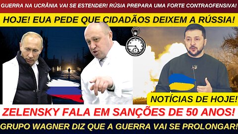 AGORA! APAGÕES EM VÁRIAS PARTES DA UCR NIA! EUA pede aos cidadãos que deixem a Rússia.