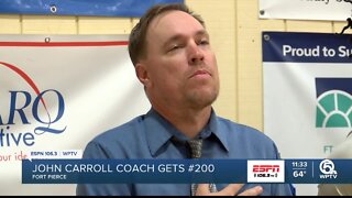 John Carroll basketball coach Jimmy Hebb captures 200th win