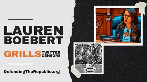 Lauren Boebert Grills Twitter Censors