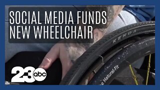 Woman in need of new wheelchair gets help from social media