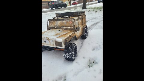Rc car in a storm