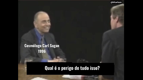 Carl Sagan, em 1996, fala sobre a importância do ceticismo em relação às autoridades científicas