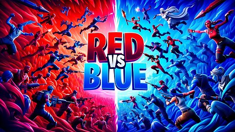 Great game fortnite crazy red vs blue