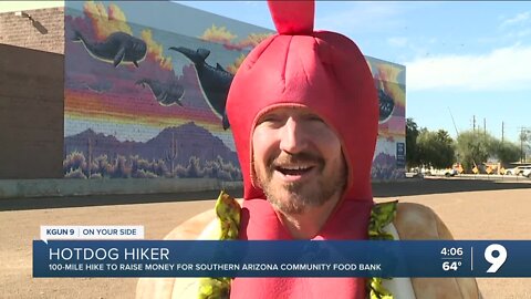 Muralist Joe Pagac to dress as hot dog, walk for charity