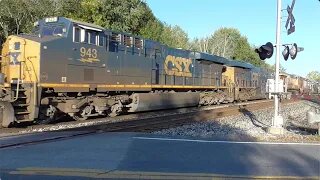 CSX L321 Local Manifest Mixed Freight Train from Creston, Ohio September 23, 2023