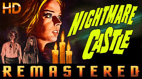 Nightmare Castle - AI UPSCALED - HD REMASTERED - Horror - Starring Barbara Steele