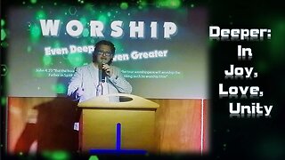 Deeper: In Love, Joy, Unity - Pastor Jean Holder - 22 January 2023