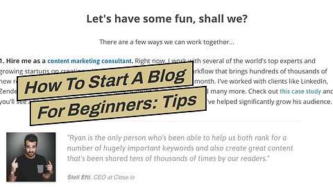 How To Start A Blog For Beginners: Tips And Advice On How To Do Well