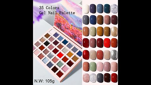 SALE!! 16 Colors Solid Nail Gel Palette