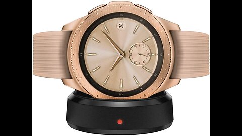 Samsung Galaxy Watch (42mm) Smartwatch (Bluetooth) AndroidiOS Compatible -SM-R810 (Rose Gold)