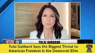 Tulsi Gabbard Says the Biggest Threat to American Freedom Is the Democrat Elite