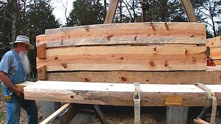 Setting Round 3 - Dovetail Log Cabin Build (Ep 20)