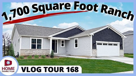 Home Tour Vlog 168: Open Floor Plan Ranch Style House in Delavan, WI