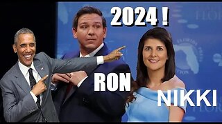 Obama predicts RON DESANTIS/NIKKI HALEY 2024 will be the GOP Ticket.