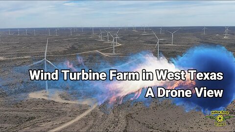 West Texas Wind Turbine Farm - A Drone View #windturbine #windmillfarm #windpower #electricity