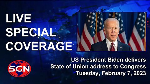 LIVE COVERAGE: US President Biden delivers State of Union address
