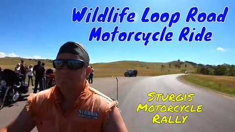 Wildlife Loop Road Motorcycle Ride during Sturgis Motorcycle Rally