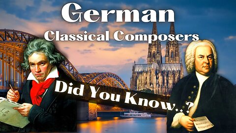 The Best of German Composers - Beethoven, Bach, Händel, Richard Strauss, Brahms, and Schumann.