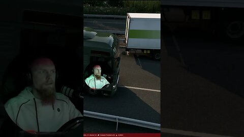 Npc also crash #eurotrucksimulator2 #est2 #game #sweden #streamer #mrandmrswolfgaming #shorts